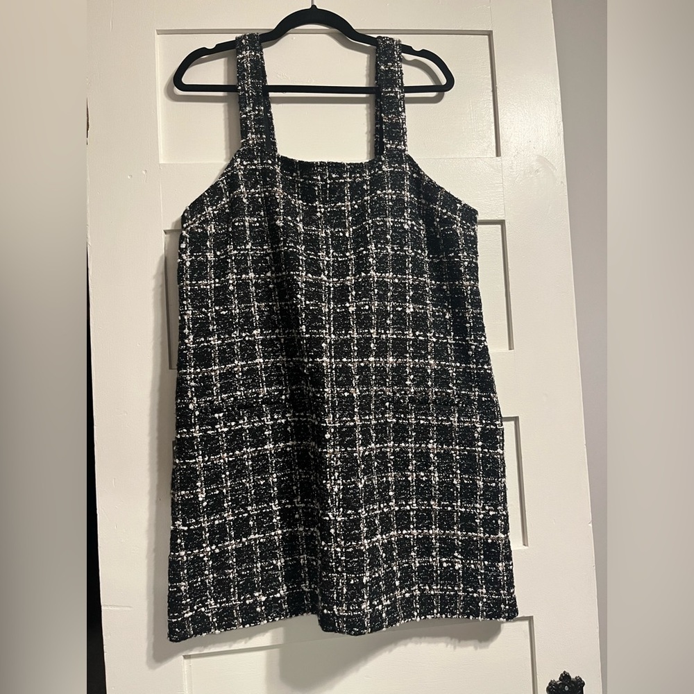 Abercrombie & Fitch Tweed Shift Mini Dress